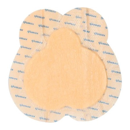 Dynarex Dynarex SiliGentle Silicone Bordered Foam Dressing, Heel, 10inL x 9inW, 60 Pcs 3061